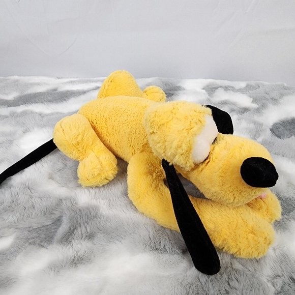 Authentic Disney Parks Pluto Dog Plush Stuffed Animal w/ Beans Beanie - 10" - Picture 4 of 9